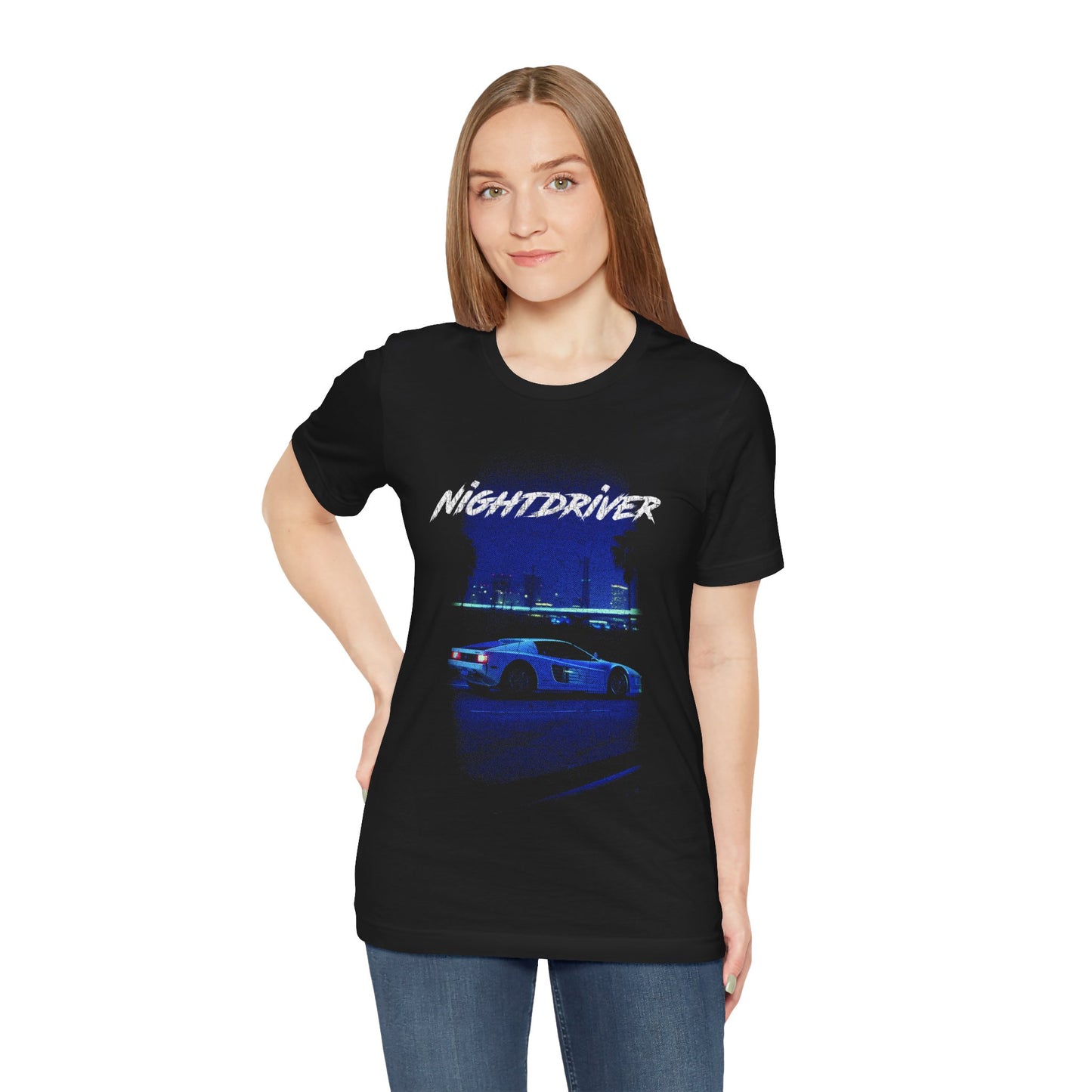Nightdriver - Blue Night - Unisex T-Shirt