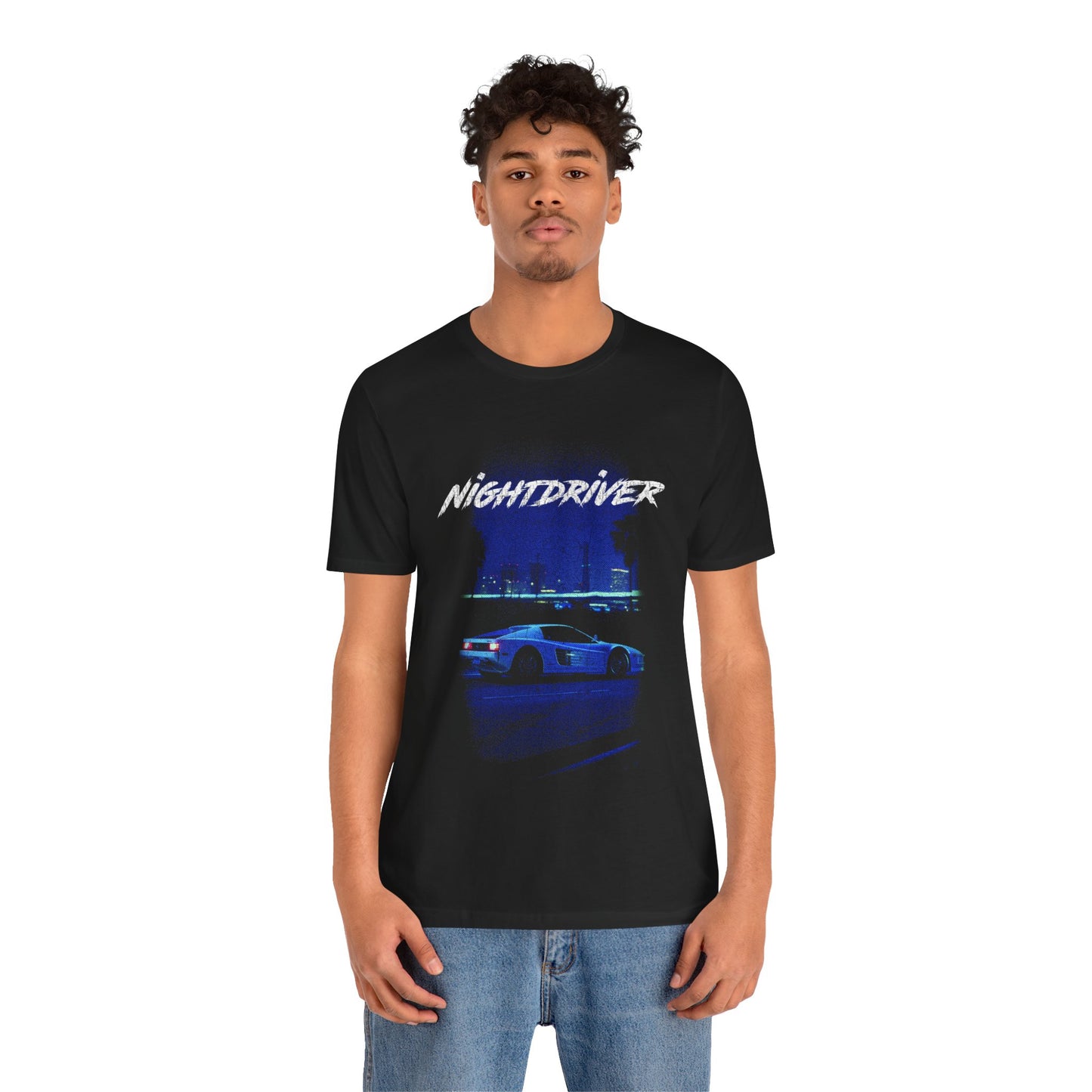 Nightdriver - Blue Night - Unisex T-Shirt