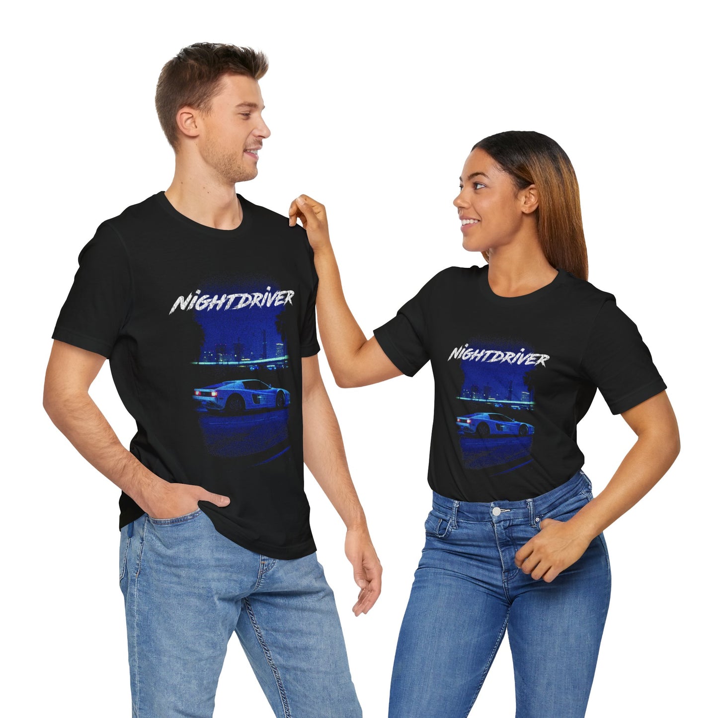 Nightdriver - Blue Night - Unisex T-Shirt