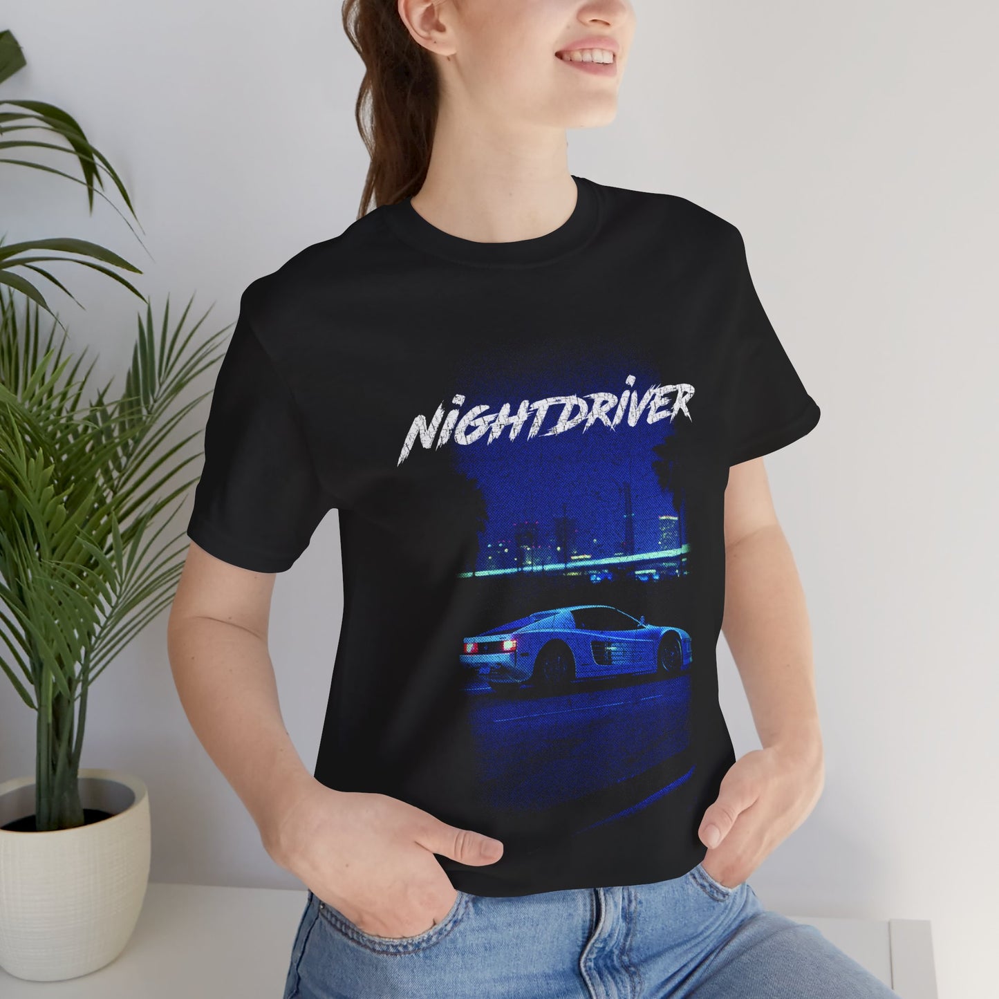 Nightdriver - Blue Night - Unisex T-Shirt