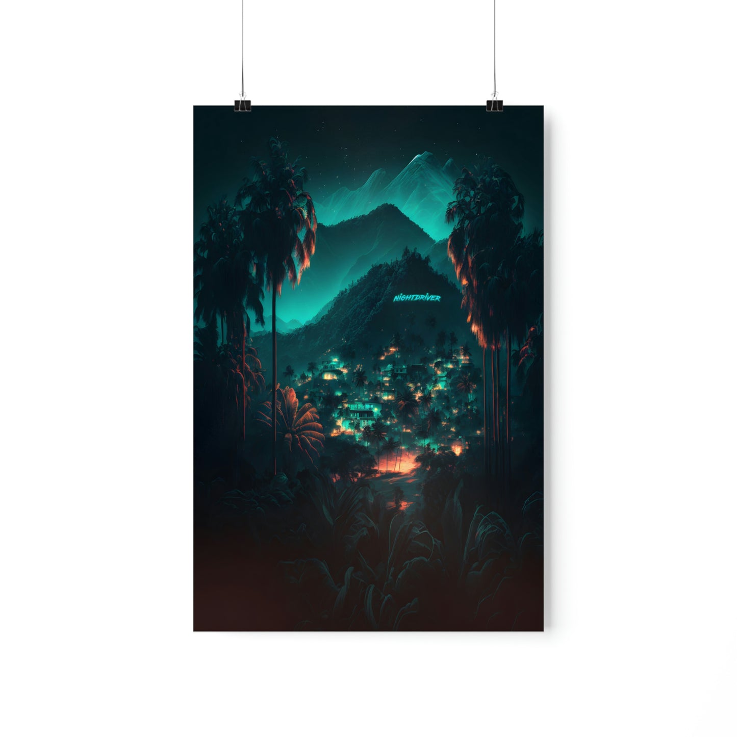 Nightdriver - Landscape Poster