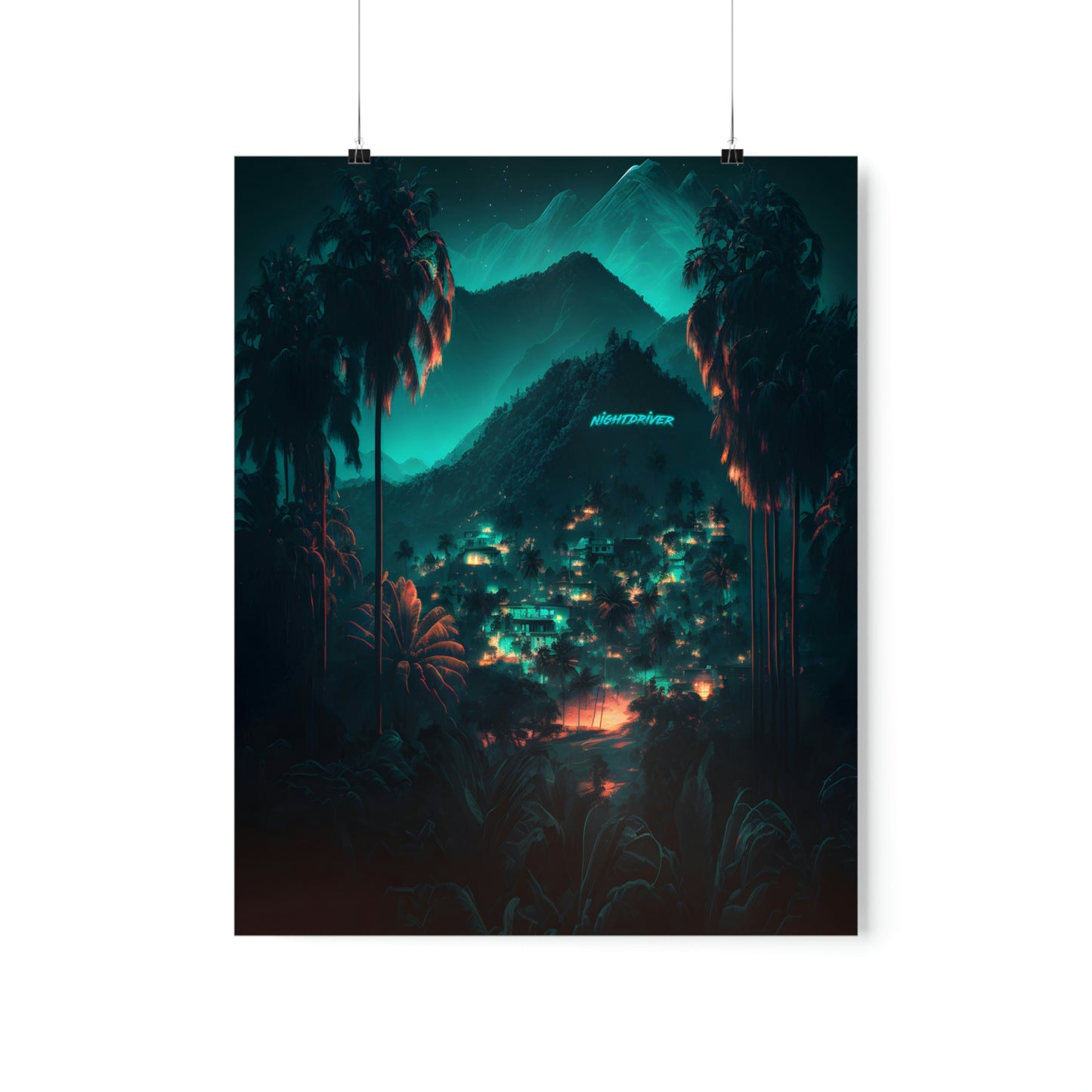 Nightdriver - Landscape Poster