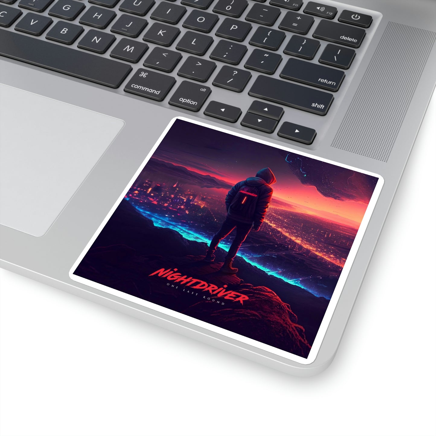 One Last Round Square Stickers